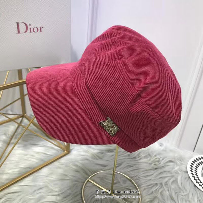 DIOR迪奧 時尚百搭 八角帽軍帽 LLWJ5515